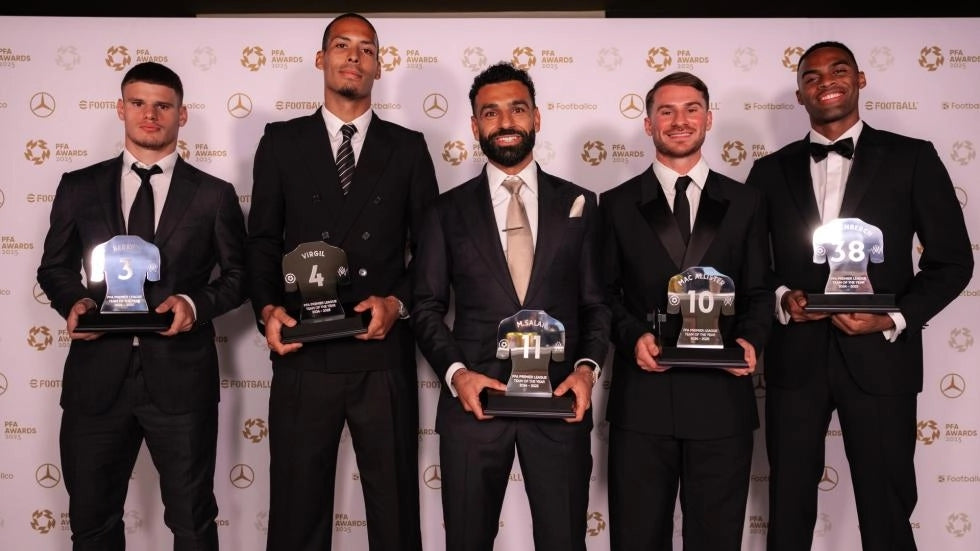 Liverpool Stars Dominate PFA Premier League Team of the Year 2024-25