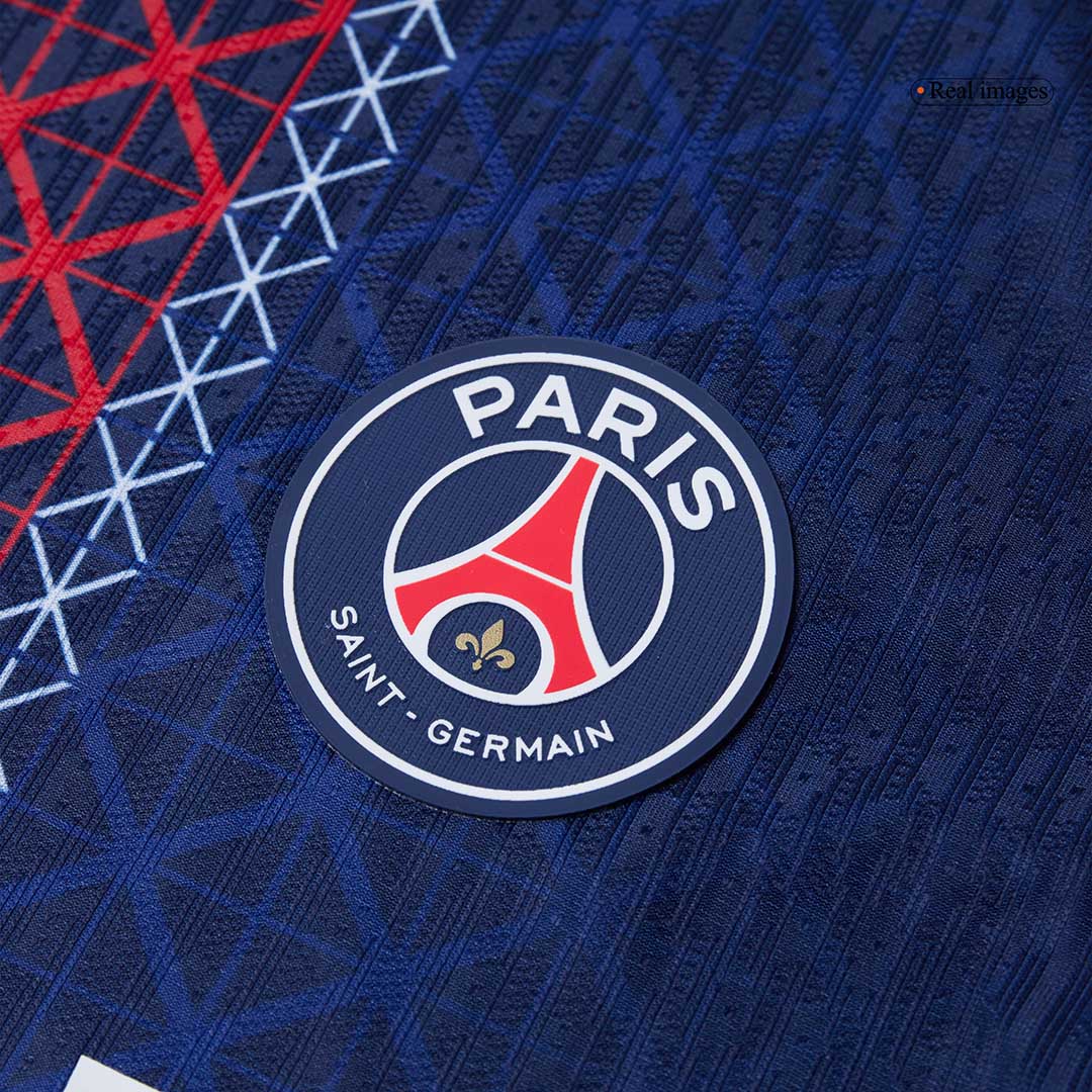 Authentic D.DOUÉ #14 PSG Home Soccer Jersey 2025/26 Navy