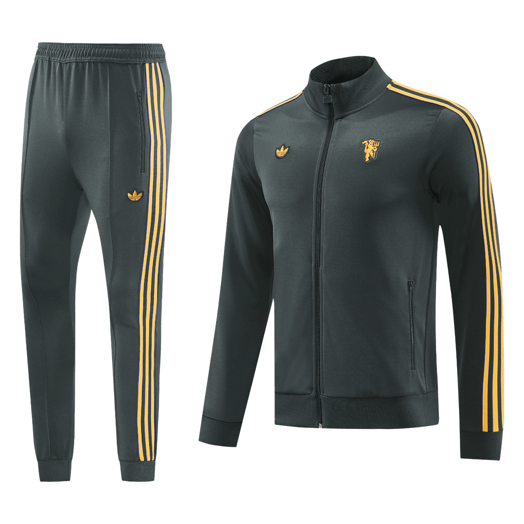 25/26 Manchester United Training Jacket Kit(Jacket+Pants) Black