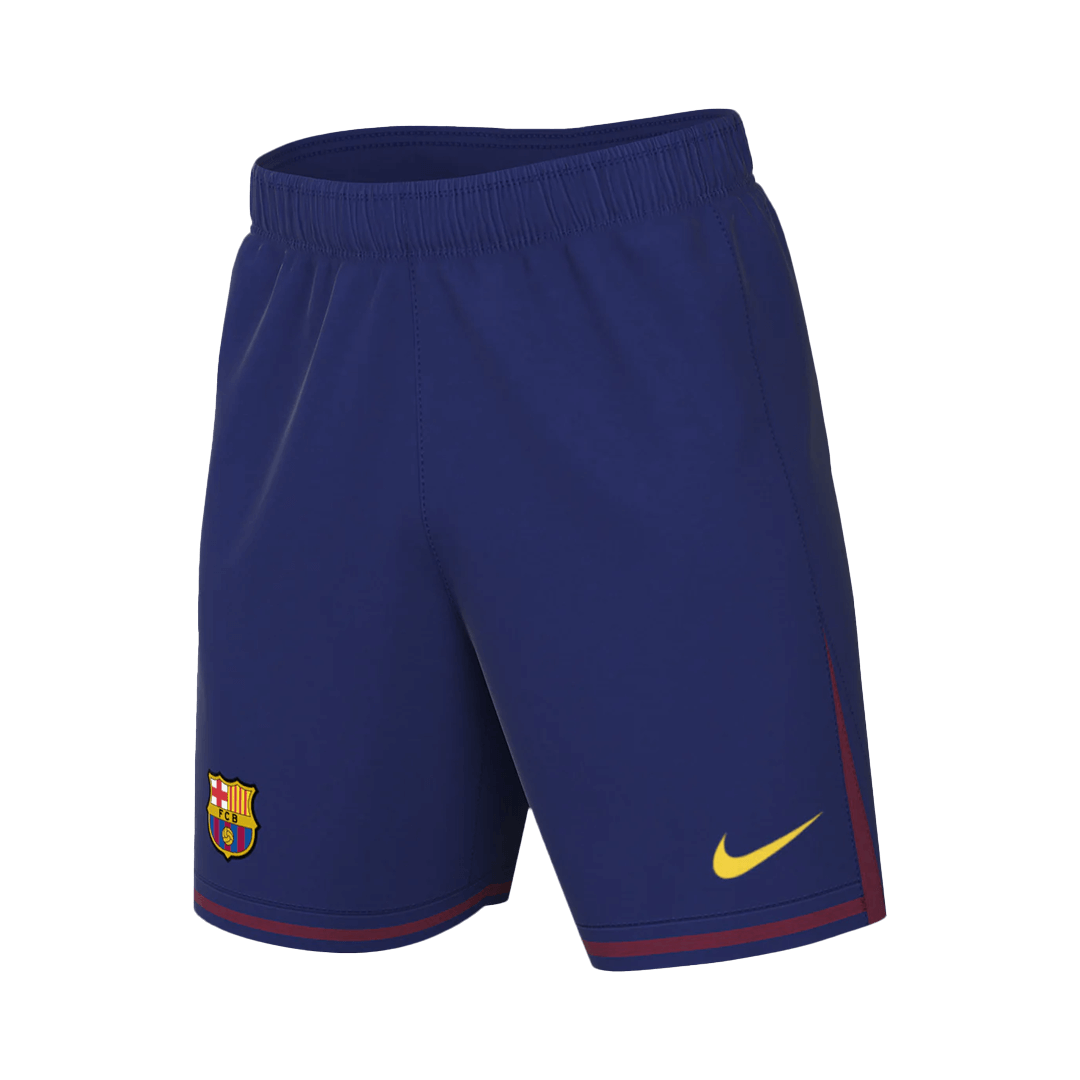 Barcelona Home Soccer Shorts 2025/26 Navy