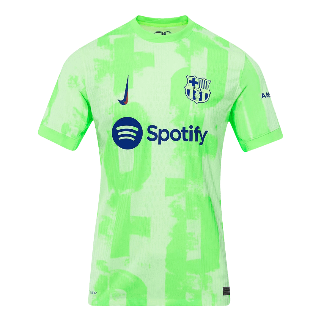 Authentic LAMINE YAMAL #19 Barcelona Third Away Soccer Jersey 2024/25 - UCL