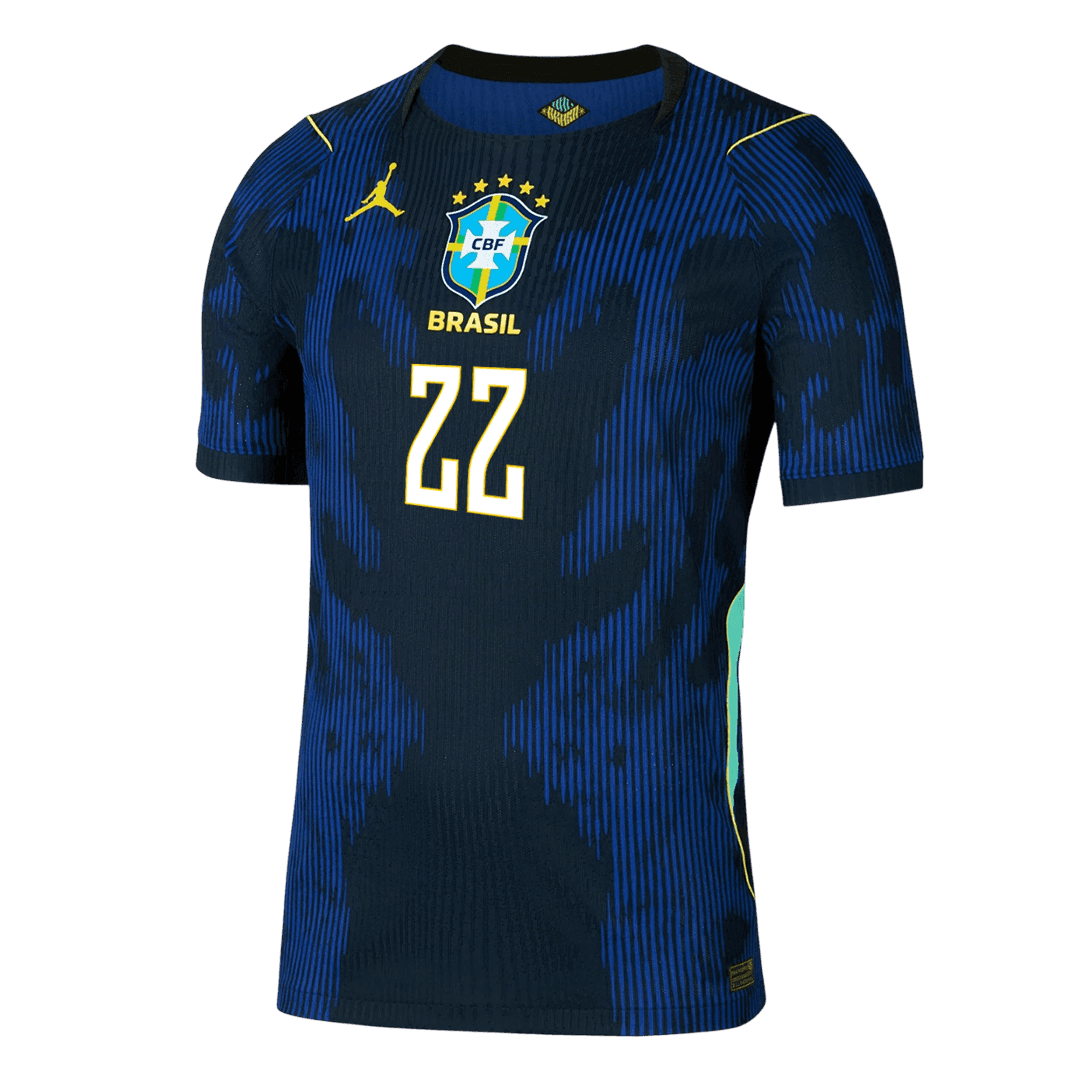 Authentic JOÃO PEDRO #22 Brazil Away Soccer Jersey 2026