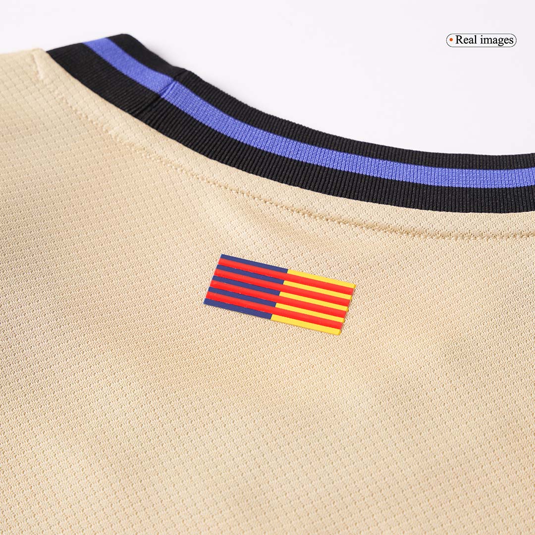 ROONY #19 Barcelona Away Soccer Jersey 2025/26 Yellow - UCL