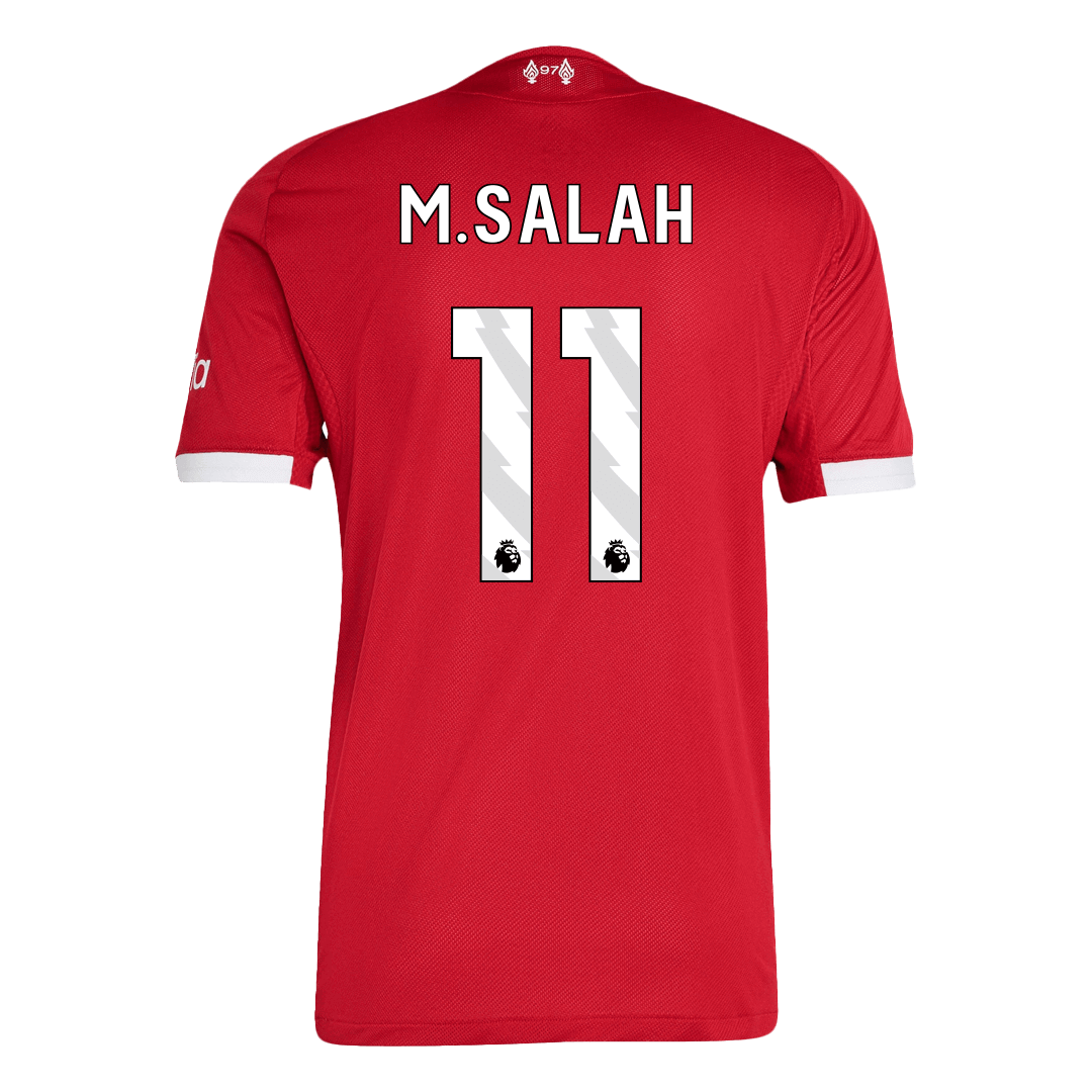 Authentic M.SALAH #11 Liverpool Home Soccer Jersey 2025/26 Red