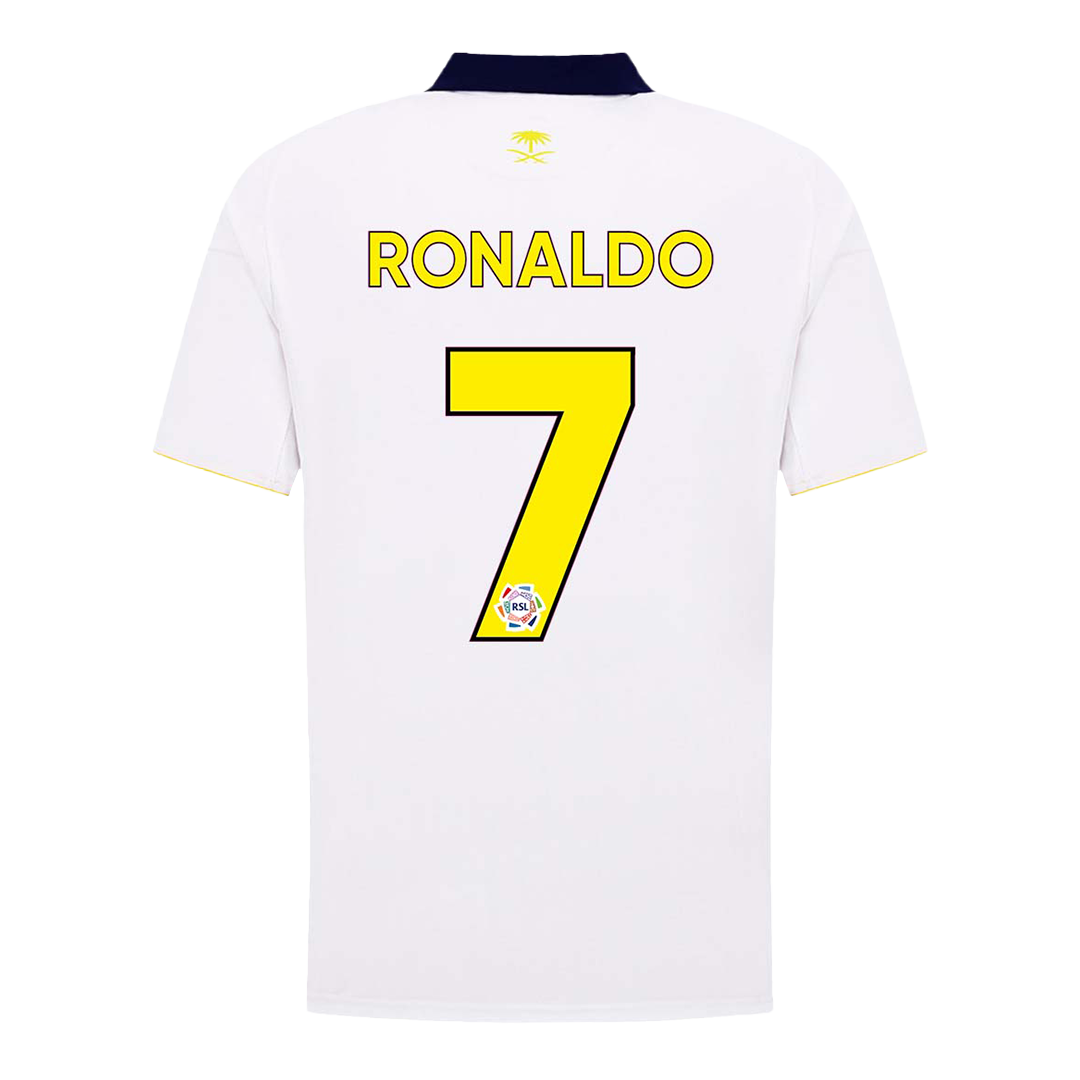 RONALDO #7 Al Nassr Third Away Soccer Jersey 2025/26 White