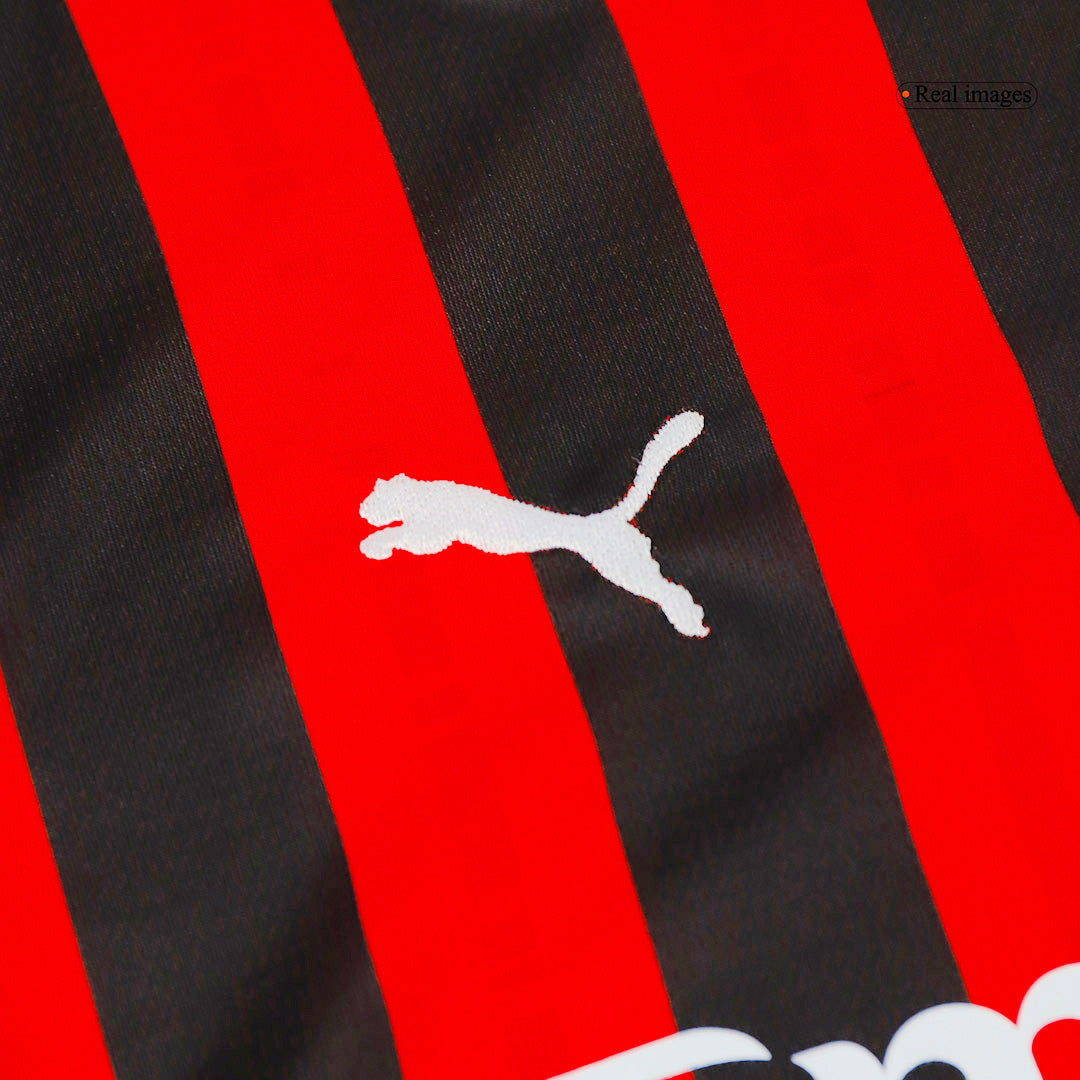 Kid's AC Milan Home Soccer Jersey Kit(Jersey+Shorts) 2024/25