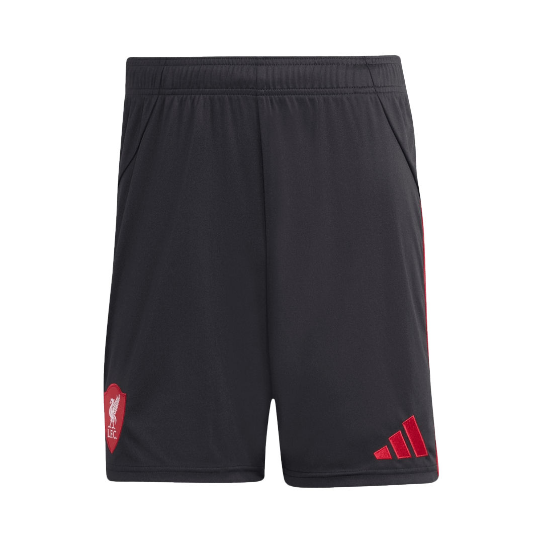 Liverpool Away Soccer Shorts 25/26 Black