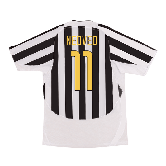 Retro NEDVED #11 2003/04 Juventus Home Soccer Jersey