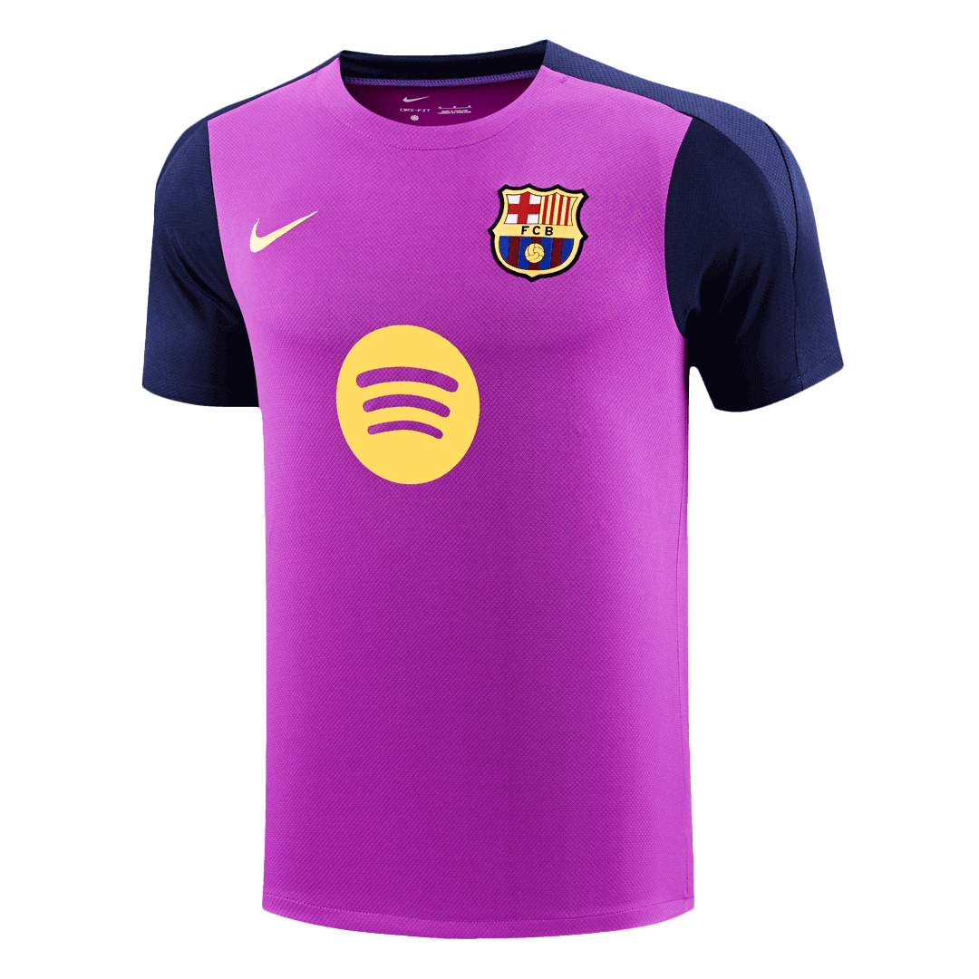 Barcelona Pre-Match Training Soccer Jersey 2025/26 Purple