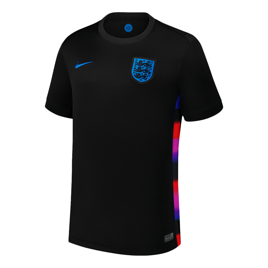 Men's England Away Soccer Jersey 2025 Black - Women's Euro