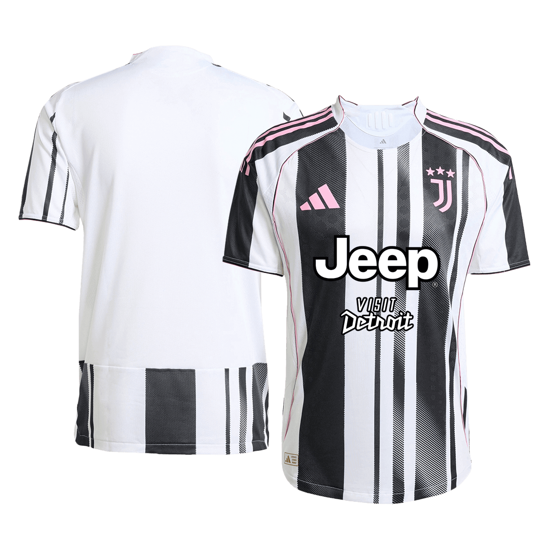 Authentic Juventus Home Soccer Jersey 2025/26 Black&White