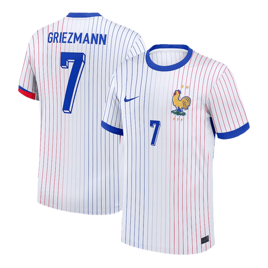 GRIEZMANN #7 France Away Soccer Jersey Euro 2024