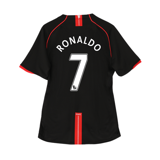 Retro RONALDO #7 2007/08 Manchester United Away Soccer Jersey