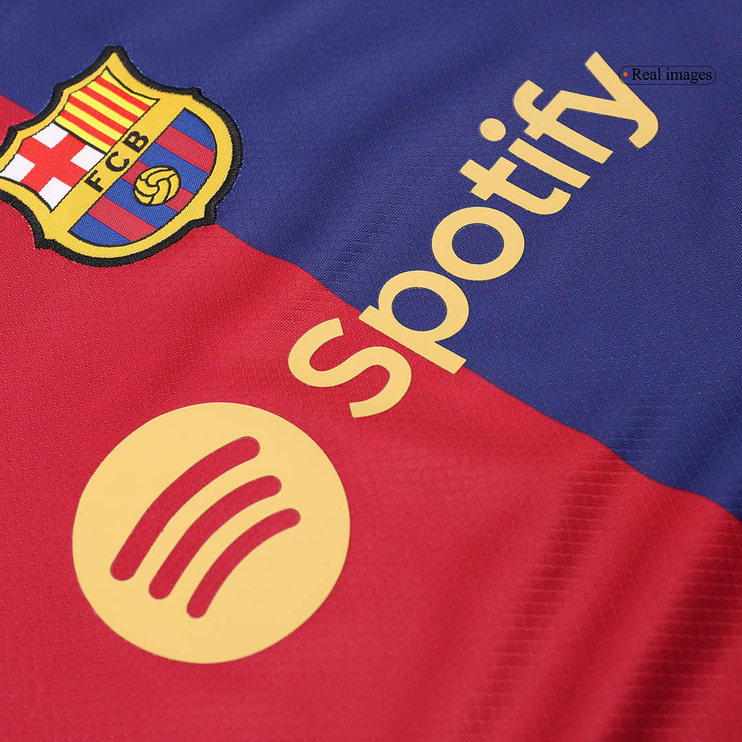 Kid's Barcelona Home Soccer Jersey Kit(Jersey+Shorts) 2024/25