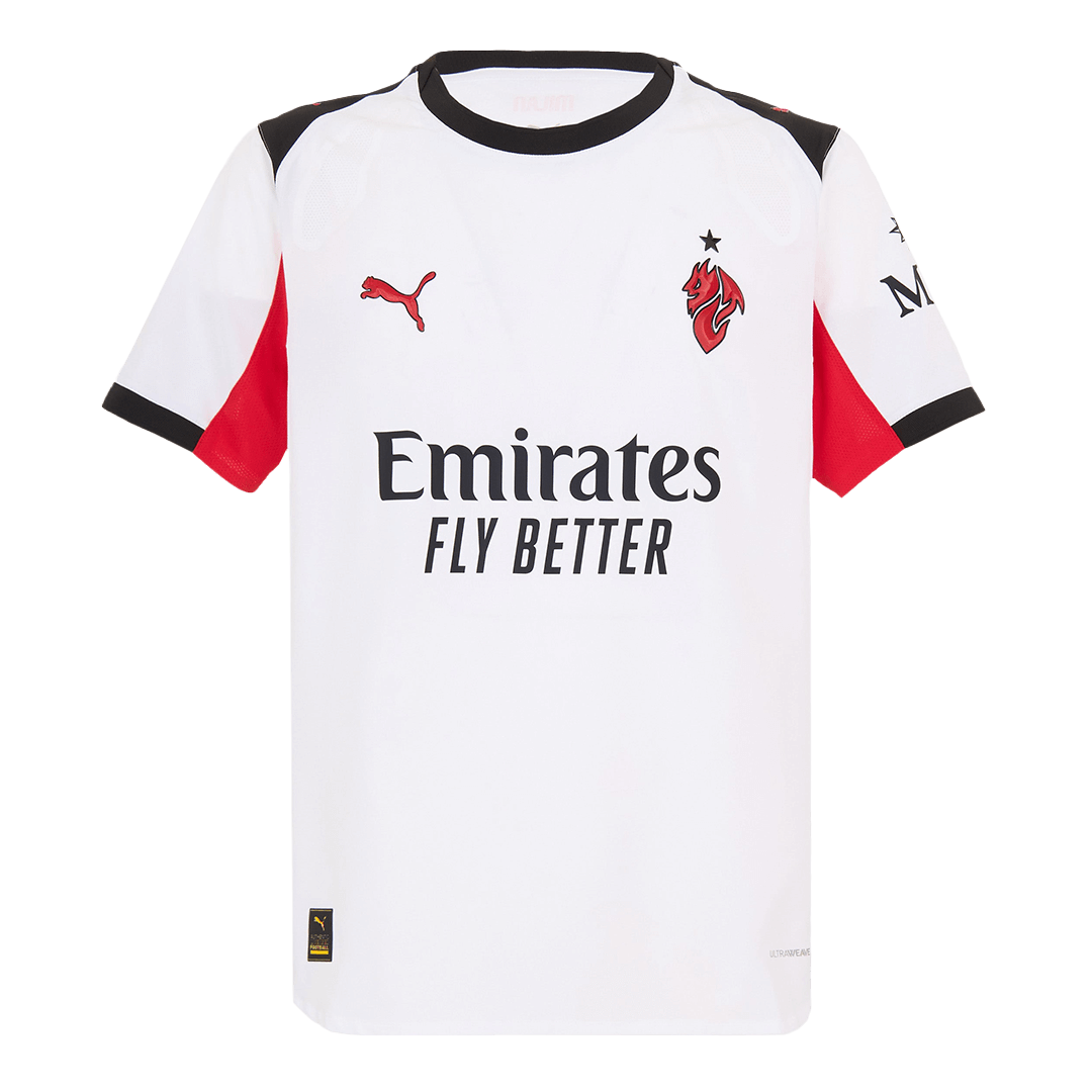 Authentic AC Milan Away Soccer Jersey 2025/26 White
