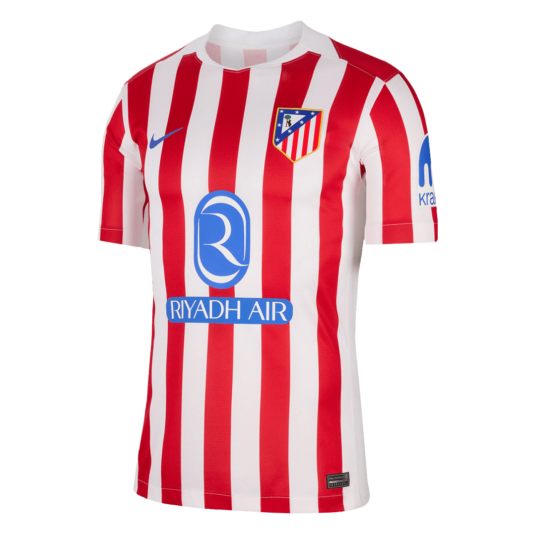 Atletico Madrid Home Soccer Jersey 2025/26 Red&White