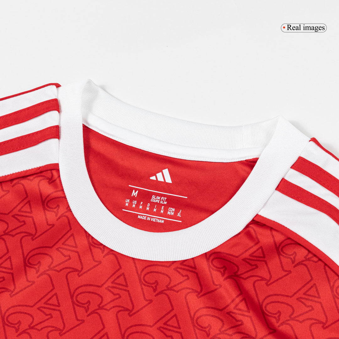 Arsenal Home Soccer Jersey Kit(Jersey+Shorts) 2025/26 Red
