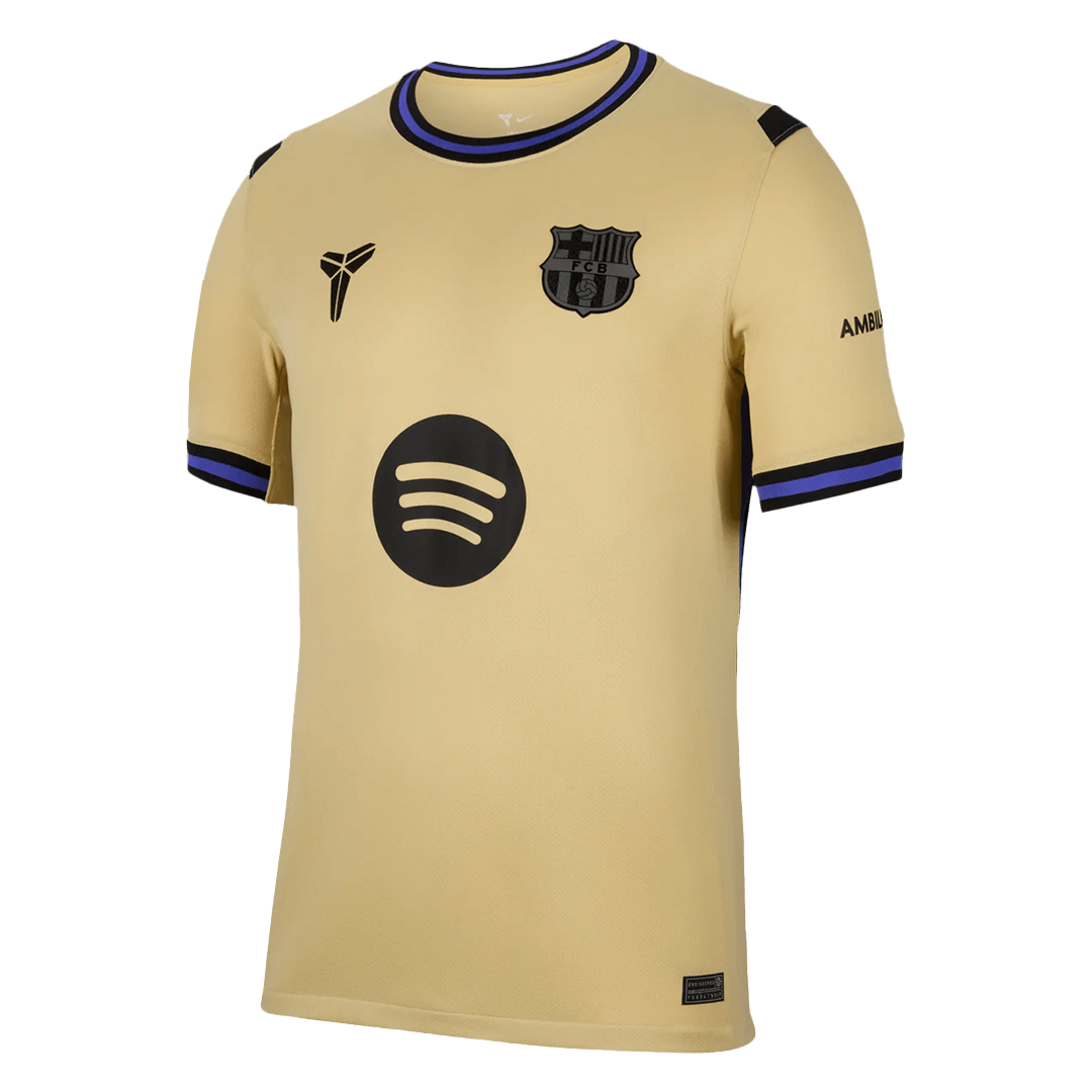 LAMINE YAMAL #10 Barcelona Away Soccer Jersey 2025/26 Yellow - UCL