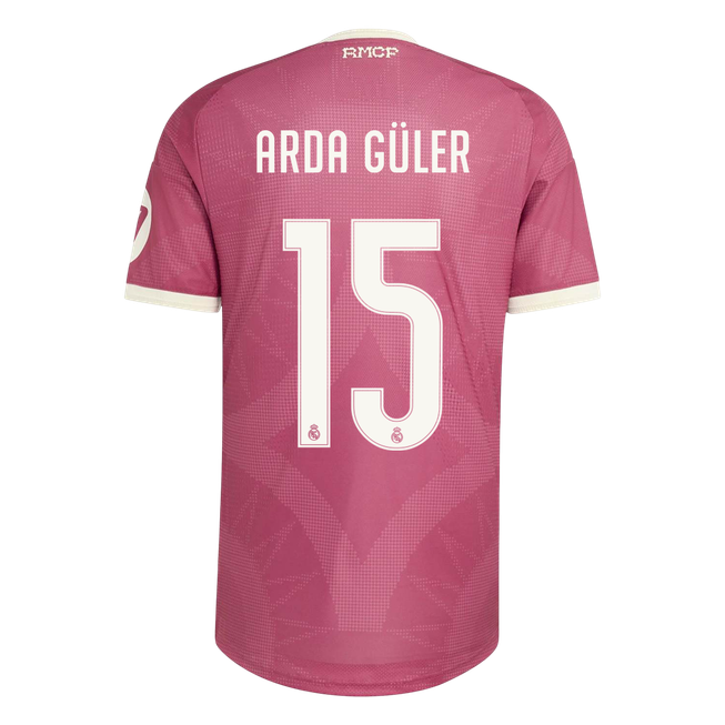 Authentic ARDA GÜLER #15 Real Madrid Third Away Soccer Jersey 2026/27