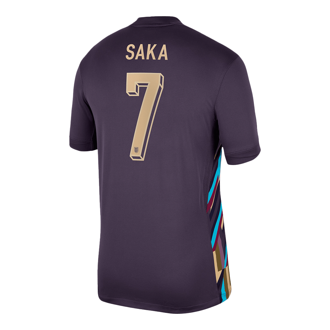 SAKA #7 England Away Soccer Jersey Euro 2024