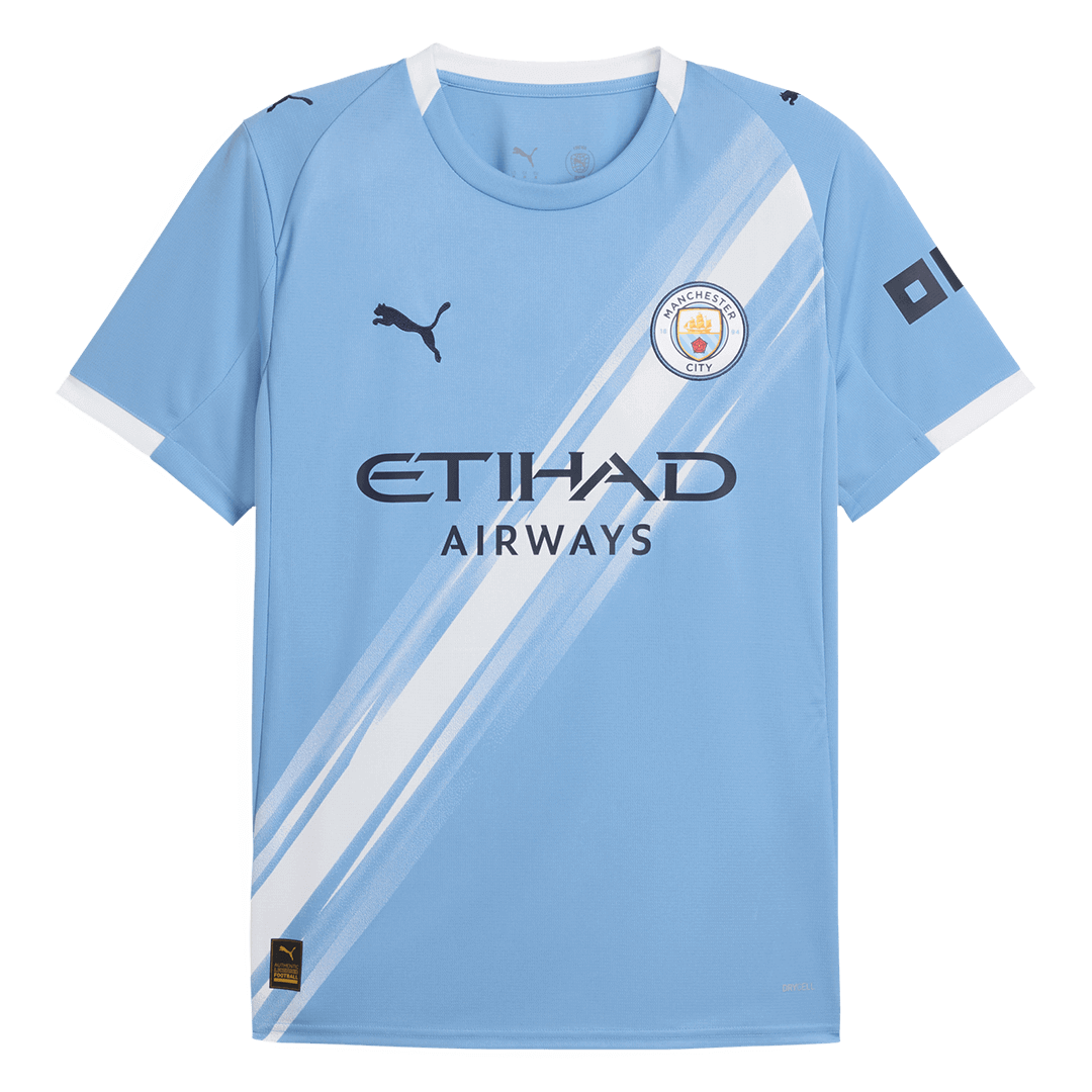 RODRIGO #16 Manchester City Home Soccer Jersey 2025/26 Blue - Club World Cup