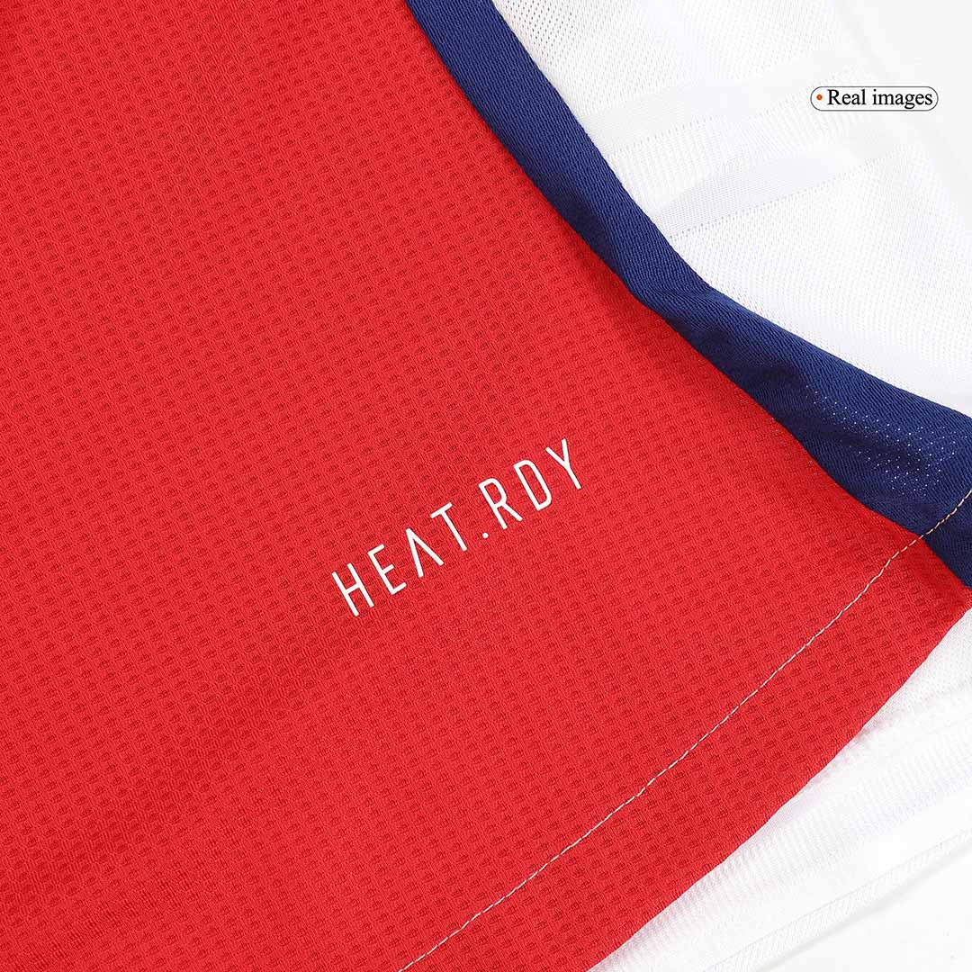 RICE #41 Authentic Arsenal Home Soccer Jersey 2024/25 Red - UCL