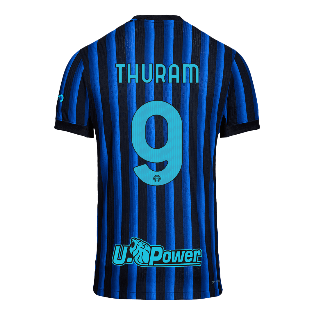 Authentic THURAM #9 Inter Milan Home Soccer Jersey 2025/26