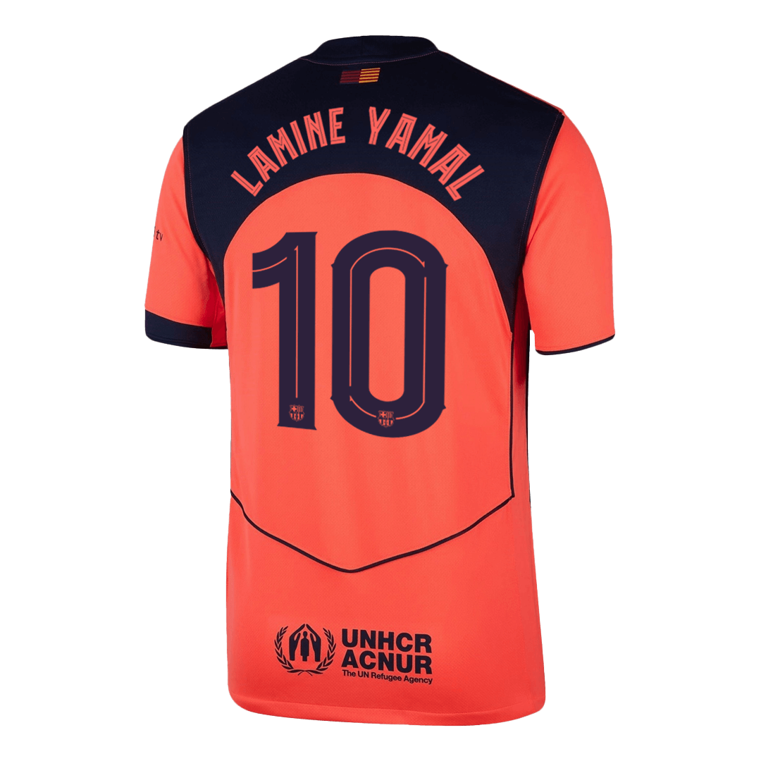 LAMINE YAMAL #10 Barcelona Third Away Soccer Jersey 2025/26—UCL