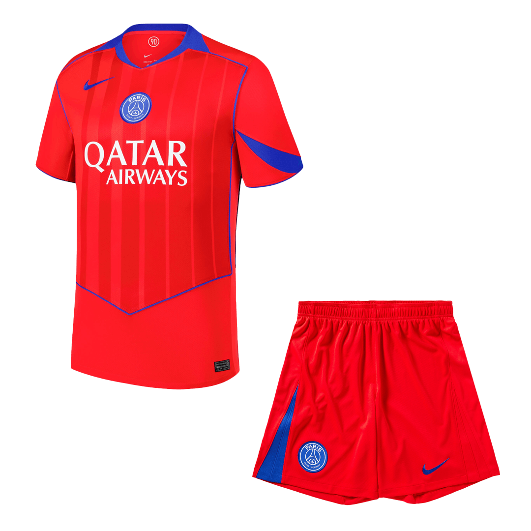 PSG Third Away Soccer Jersey Kit(Jersey+Shorts) 2025/26
