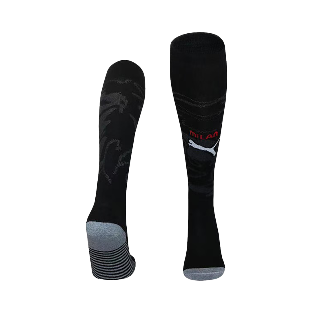 Kid's 25/26 AC Milan Home Socks Black