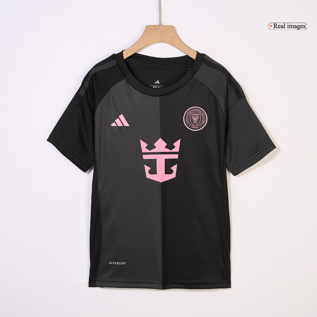 Kid's Inter Miami CF Away Soccer Jersey Kit(Jersey+Shorts) 2025