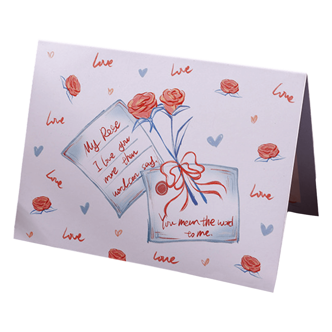 Custom Rose Letter Valentine's Day Card Blue&Pink football shirt 2025/26