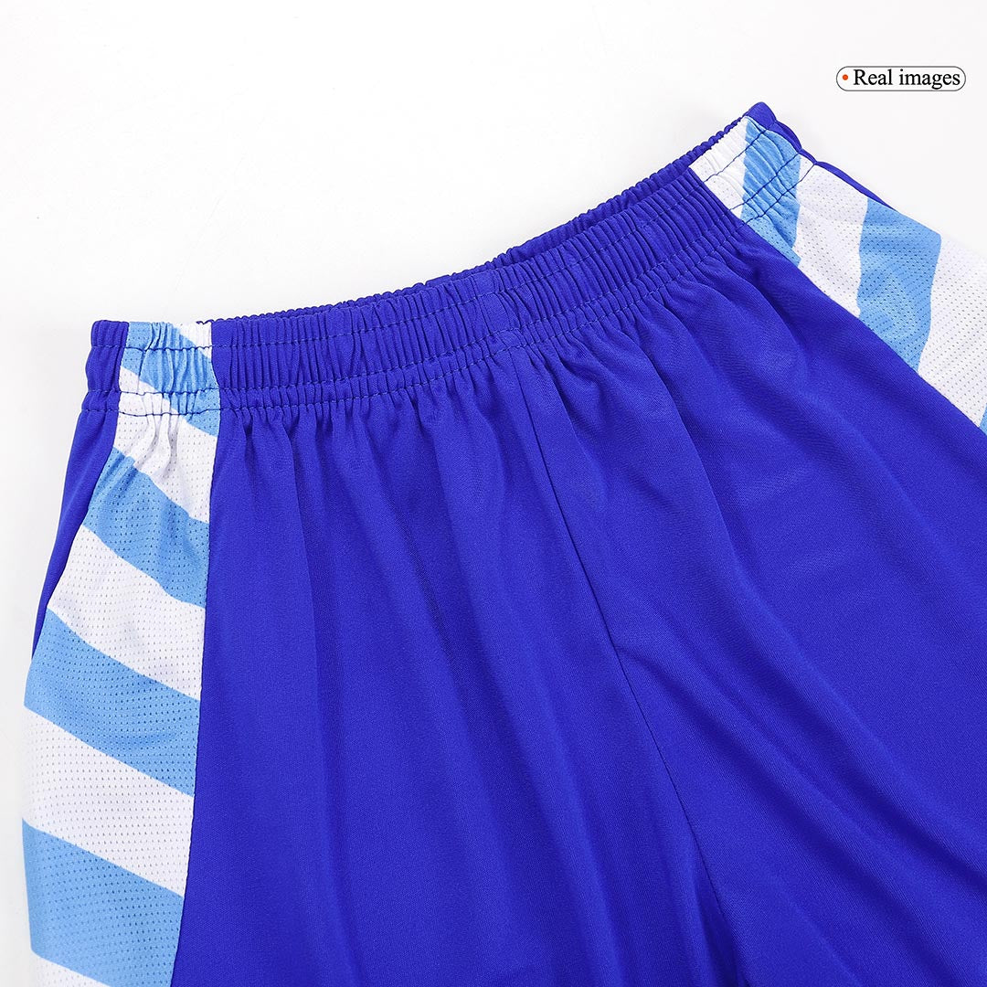 Kid's Argentina Away Soccer Jersey Kit(Jersey+Shorts) 2024
