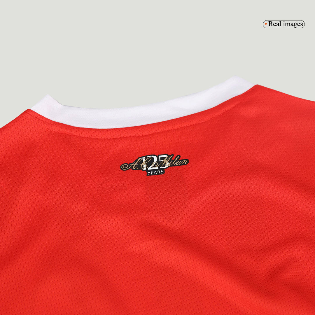 Kid's AC Milan Home Soccer Jersey Kit(Jersey+Shorts) 2024/25