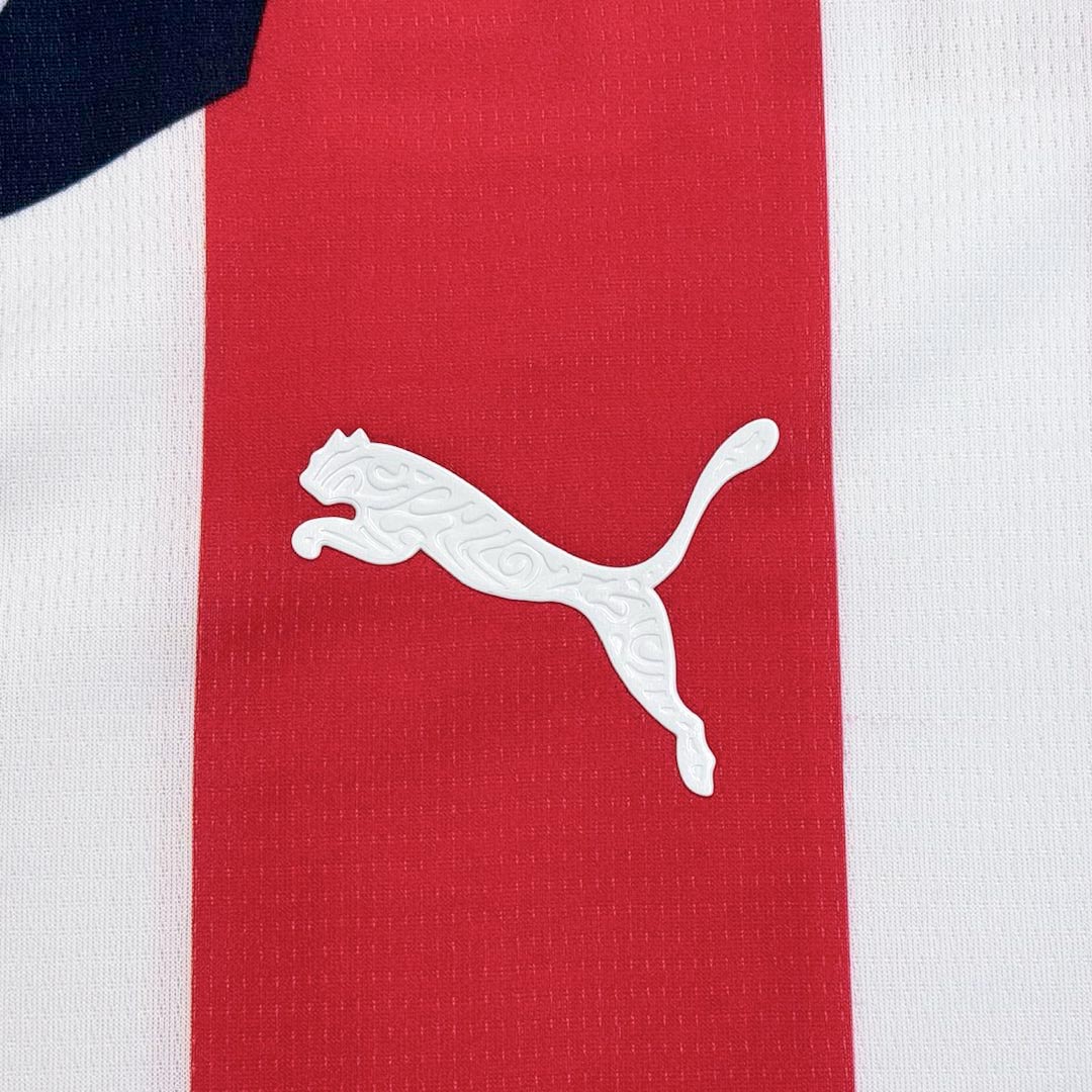 Chivas Home Soccer Jersey 2025/26 Red&White