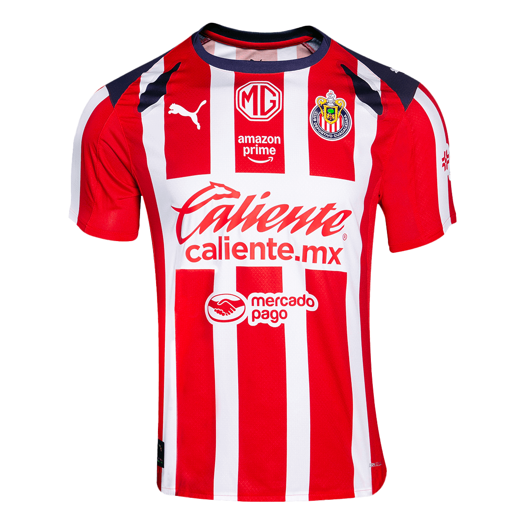 Chivas Home Soccer Jersey 2025/26 Red&White