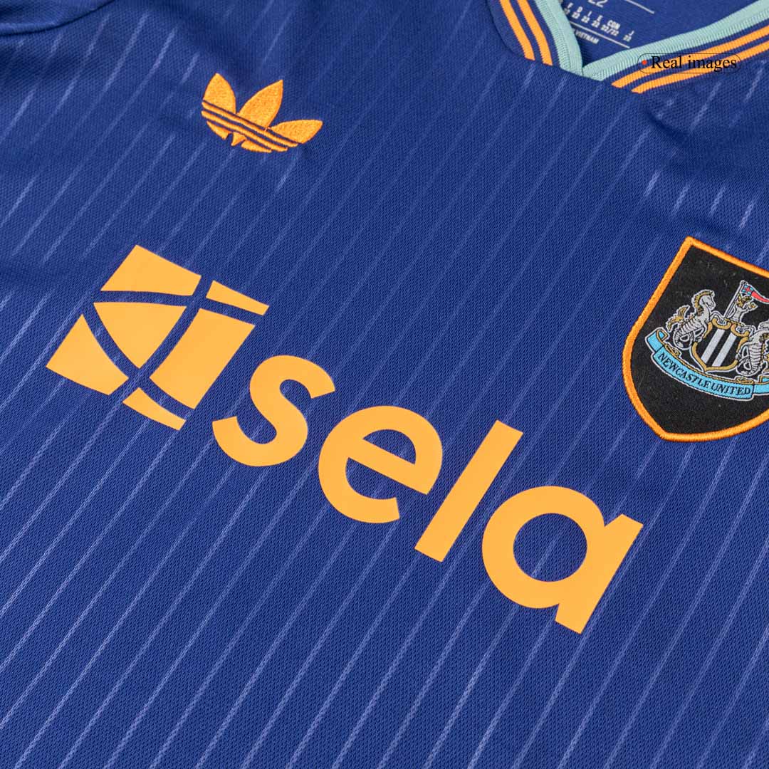 Kid's Newcastle United Third Away Soccer Jersey Kit(Jersey+Shorts) 2025/26 Navy
