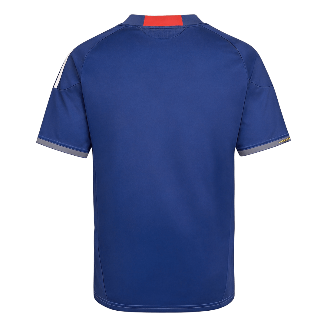 Men Retro Fan Version Japan Home Soccer Jersey World Cup 2010 Blue