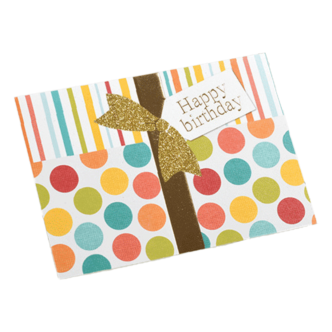 Custom Bow Birthday Card Color football shirt 2025/26