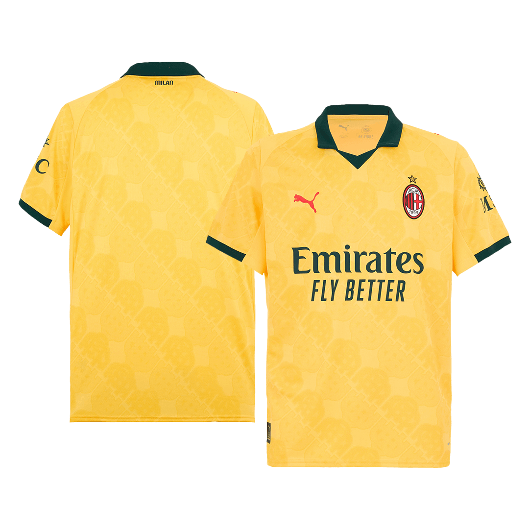 AC Milan Third Away Soccer Jersey 2025/26 Yellow