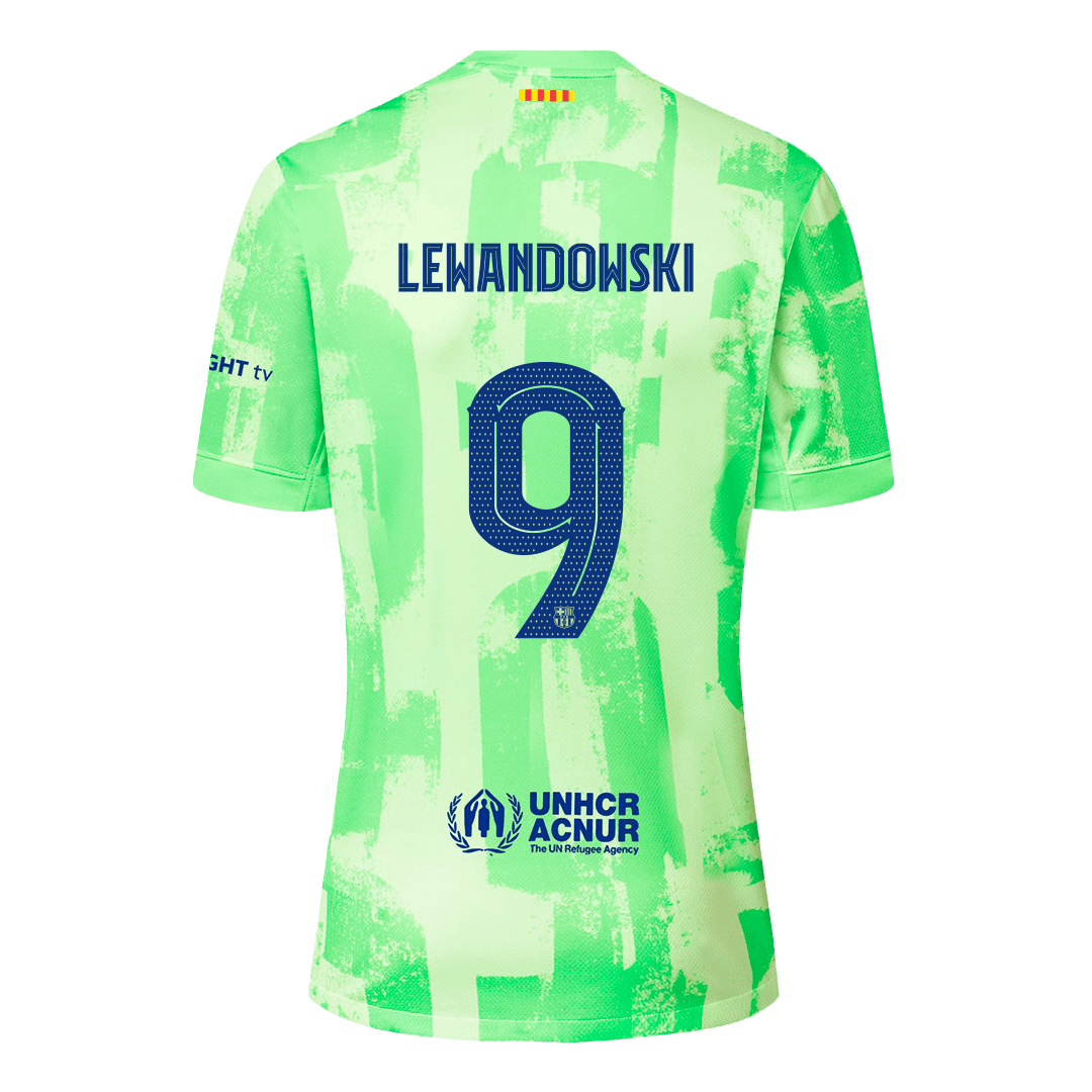 LEWANDOWSKI #9 Barcelona Third Away Soccer Jersey 2024/25 - UCL