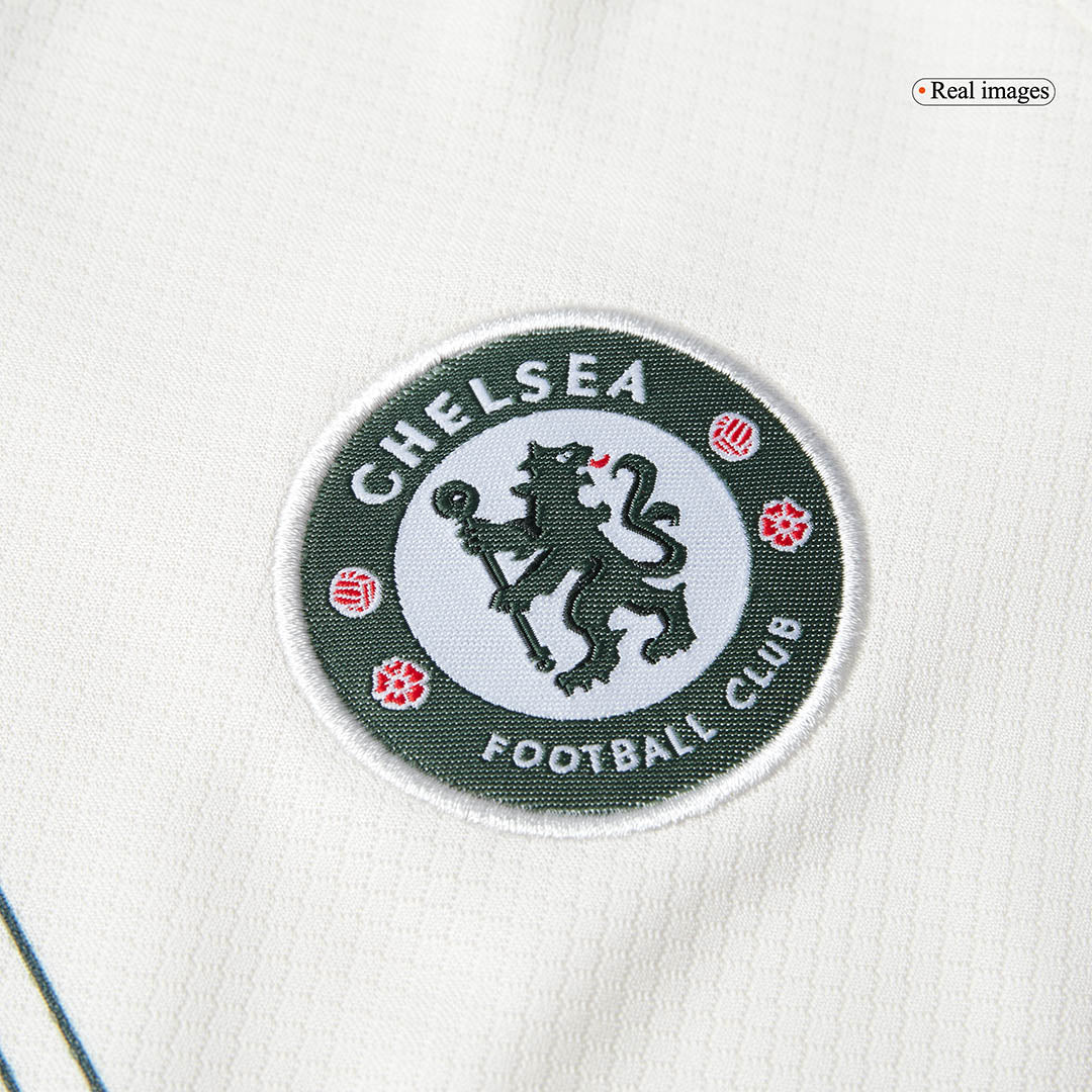 Kid's Chelsea Away Soccer Jersey Kit(Jersey+Shorts+Socks) 2025/26 White