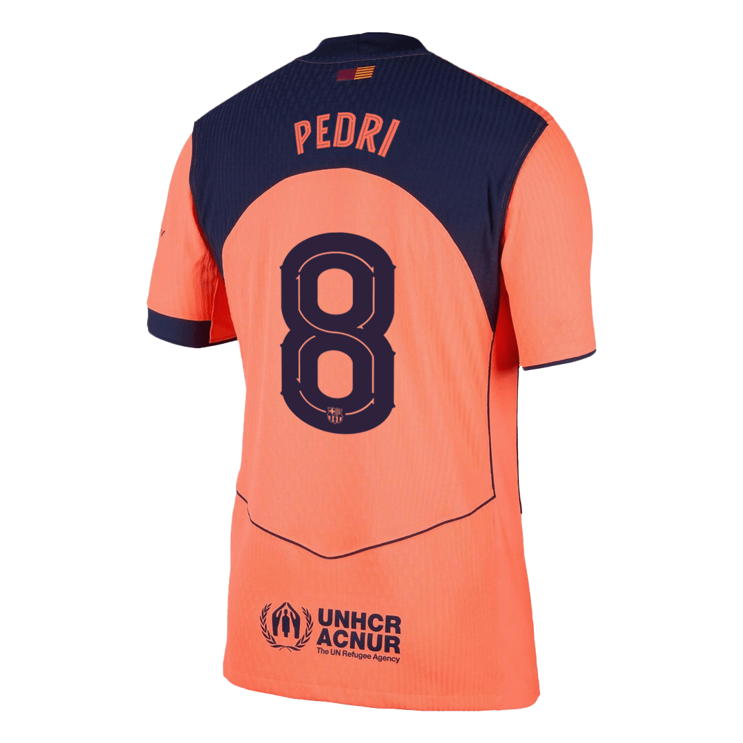 Authentic PEDRI #8 Barcelona Third Away Soccer Jersey 2025/26