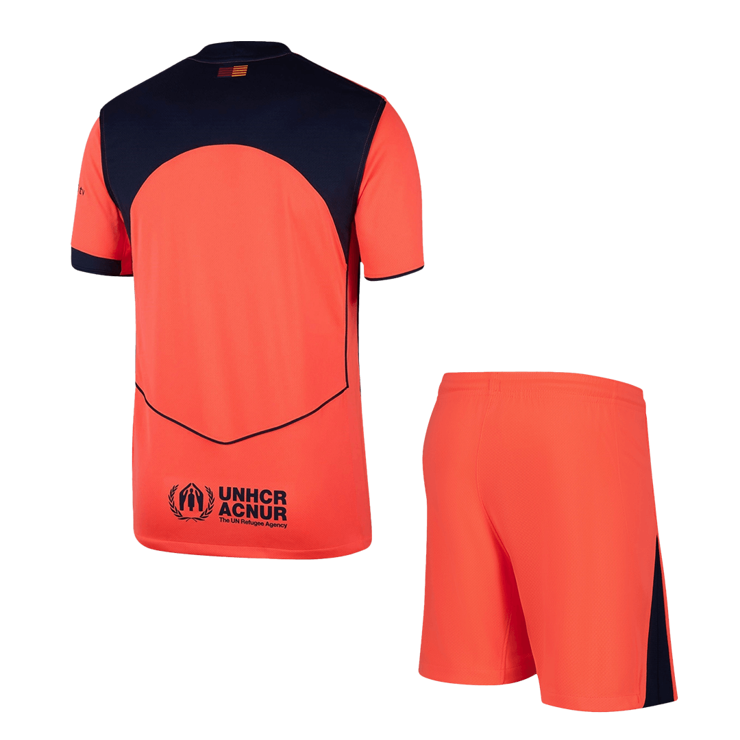 Barcelona Third Away Soccer Jersey Kit(Jersey+Shorts) 2025/26