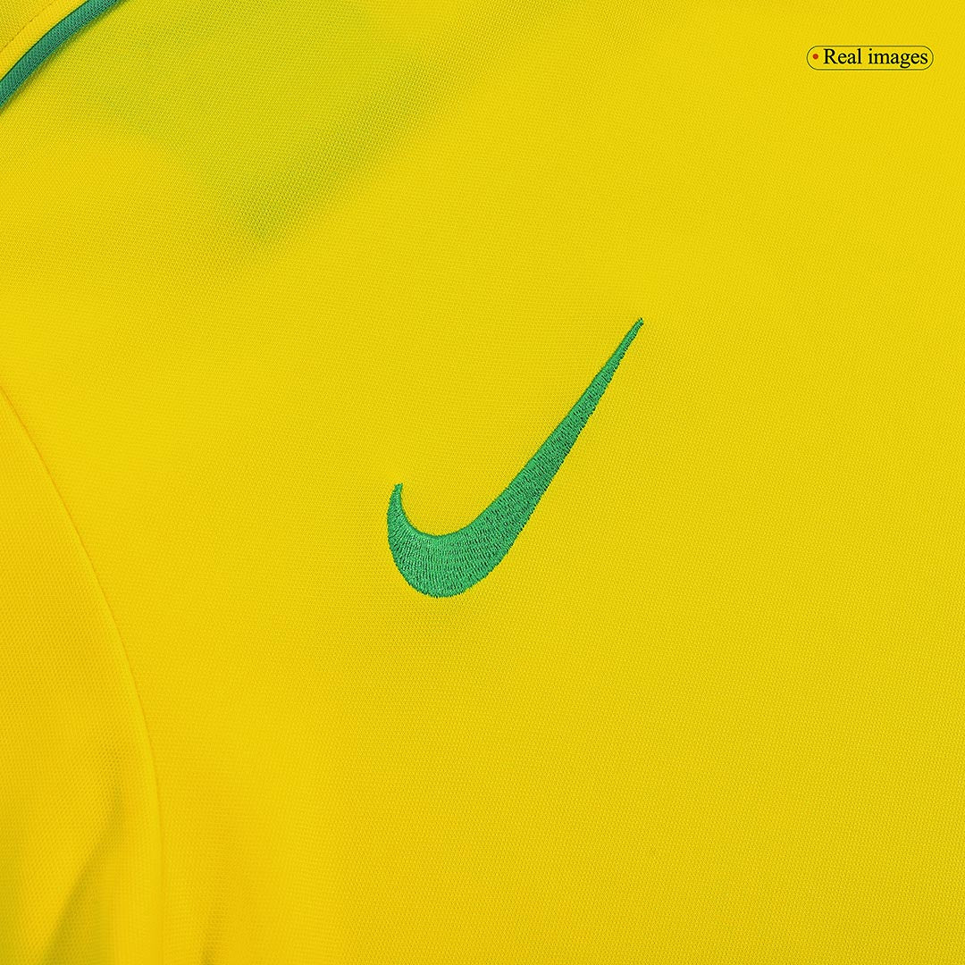CAFU #2 Retro 1998 Brazil Home Soccer Jersey - World Cup