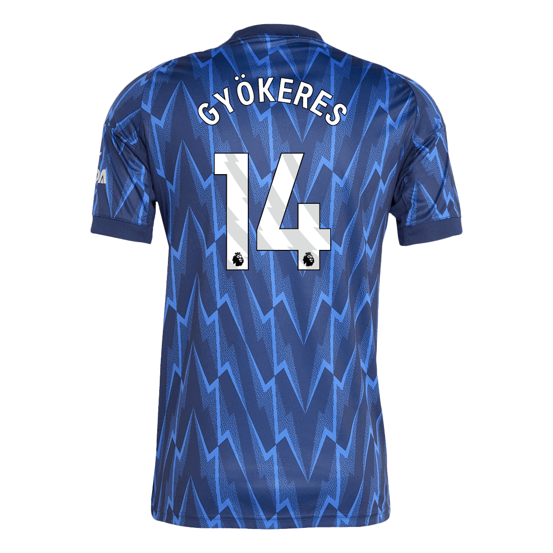 GYÖKERES #14 Arsenal Away Soccer Jersey 2025/26 Blue