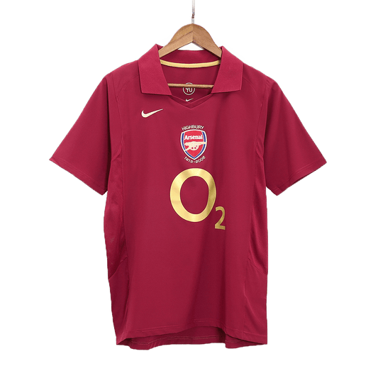 Retro HENRY #14 2005/06 Arsenal Home Soccer Jersey