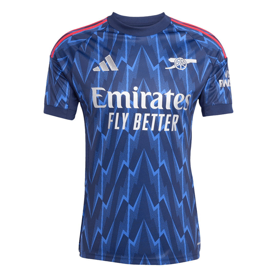 ØDEGAARD #8 Arsenal Away Soccer Jersey 2025/26 Blue