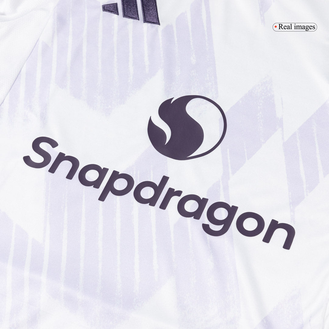 Manchester United Away Long Sleeve Soccer Jersey 2025/26 White