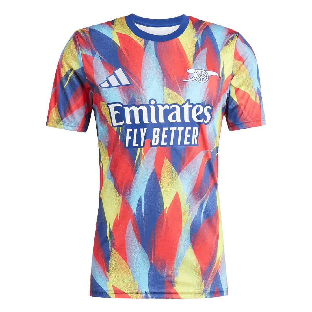 Arsenal Pre-Match Soccer Jersey 2025/26 Colorful